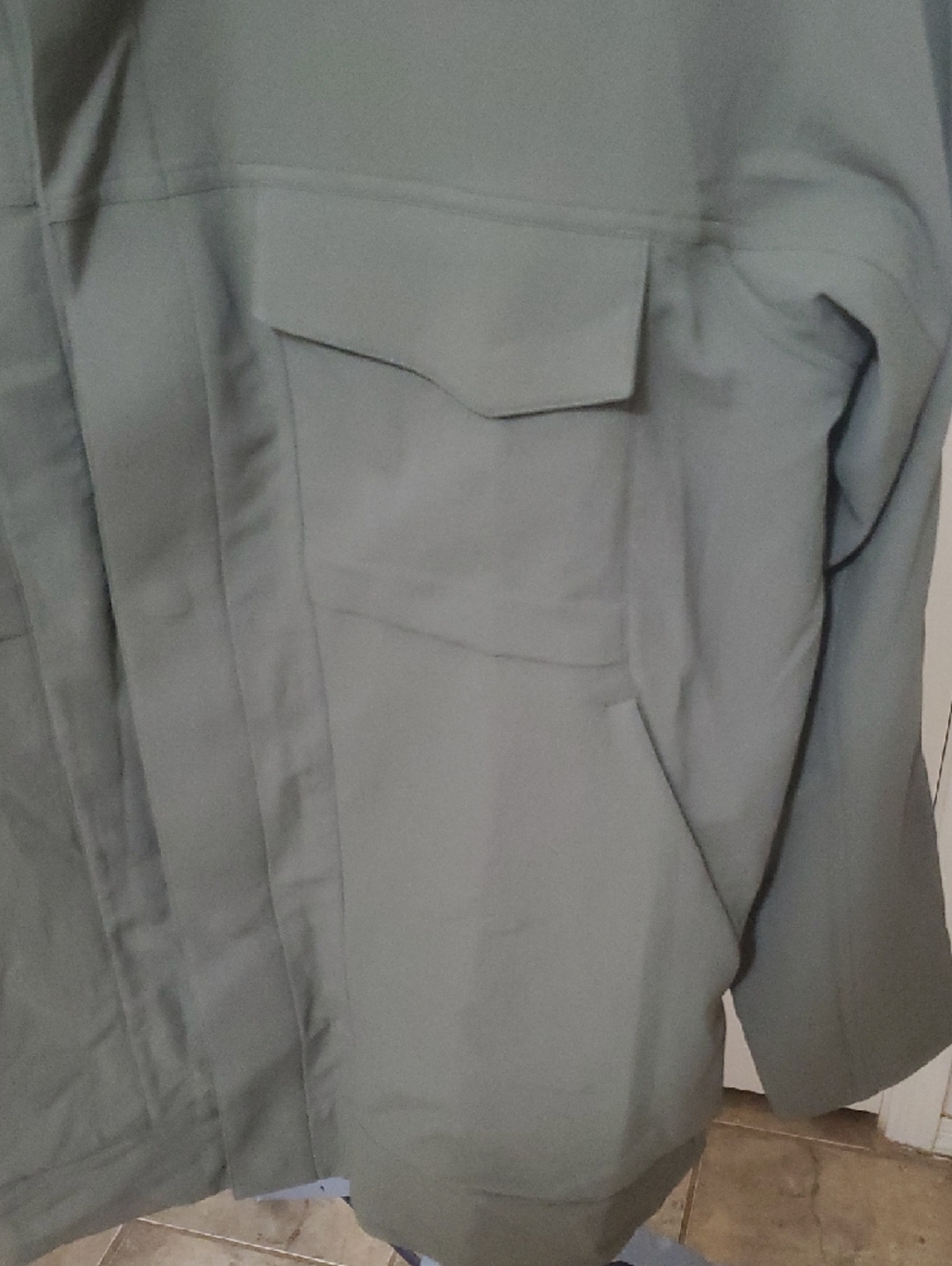 lululemon athletica Olive Green Military-Style Utility Jacket - Picture 3 of 7